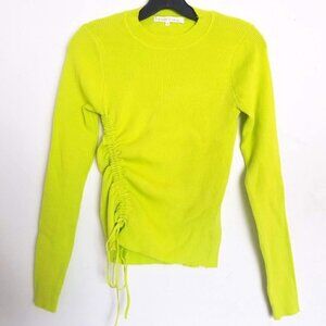 etophe studios Ribbed Rusched Cinched Sweater Sm